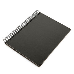 Pisces Black Hardback Spiral Sketchbook 140gsm A4 Single  hi-res
