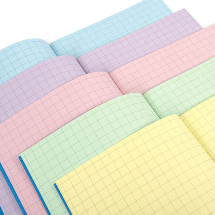 Tinted Squared Exercise Books 10pk  hi\-res