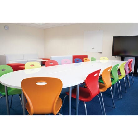Semi\-Circular Meeting Table  hi\-res