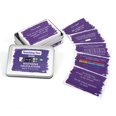 TTS Mastering Calculation Activity Cards Year 5 100pk  TTS Mastering Calculation Activity Cards Year 5 100pk  hi-res
