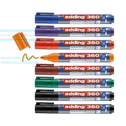 edding e\-360 Assorted Board Marker 8pk  hi\-res