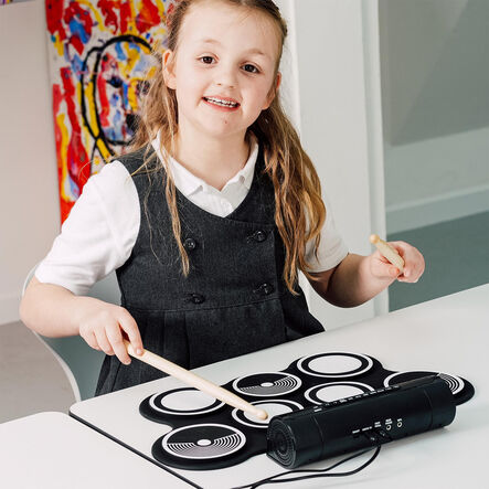 Portable Roll Up Electronic Drum Kit  hi\-res