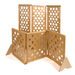 Large Natural Folding Room Divider  hi\-res