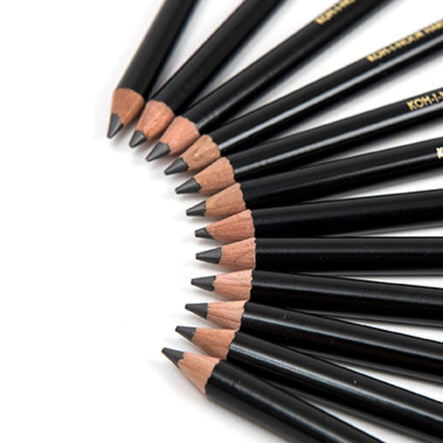 Koh\-I\-Noor Aquarell Charcoal Pencils 4B 12pk  hi\-res