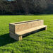 Outdoor Wooden Bench Planter  hi\-res