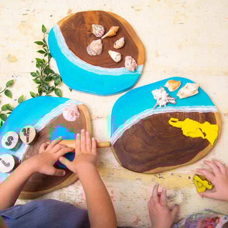 Large Wooden Messy Play Beach Boards  hi\-res