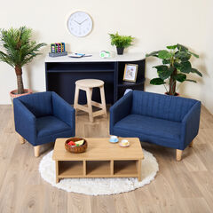 Child Fluted Sofa and Chair Set  hi-res