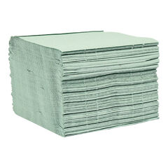 Half Width Hand Towels 1 Ply Green 24pk  Half Width Hand Towels 1 Ply Green 24pk  hi-res
