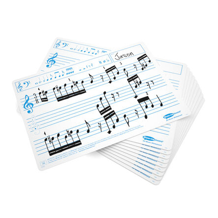 A4 Music Notation Whiteboards 35pk  hi\-res