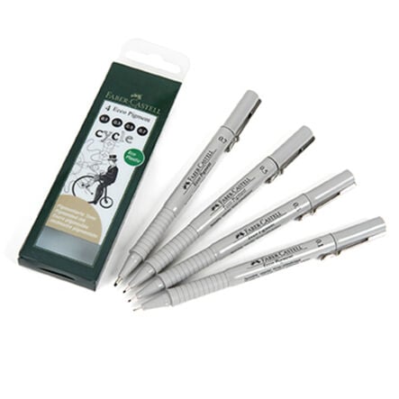 Faber Castell Drafting and Sketching Pens 4pk  hi\-res