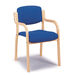 Curved Wooden Side Chairs With Arms  hi\-res