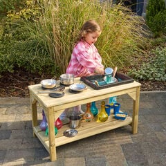 Outdoor Messy Play Wooden Activity Station  hi-res