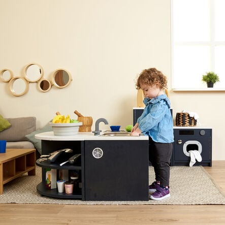 Modern Living Toddler Kitchen Navy 5pc  hi\-res