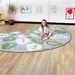 Semi\-Circle Leaf Placement Carpet 3m x 1.5m  hi\-res