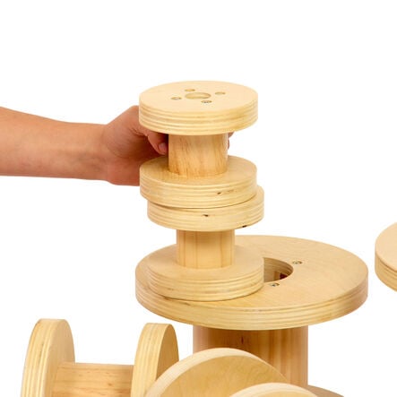 TTS Assorted Outdoor Wooden Reels 8pk  hi\-res