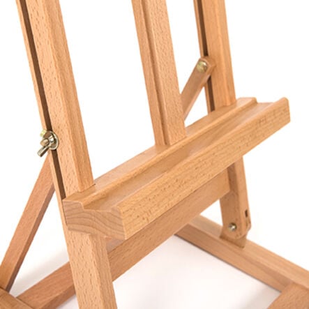 Table Top Elm Wood Easel  hi\-res