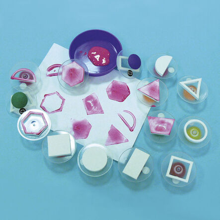 Foam Geometric Paint Stampers 14pk  hi\-res