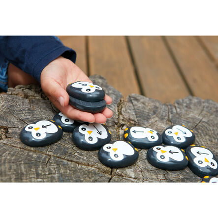 Pre\-Coding Penguin Stones 18pk  hi\-res