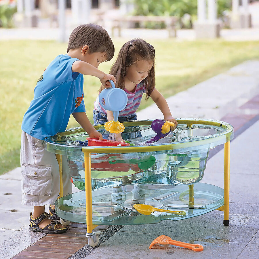 Sand and water play table with lid discount