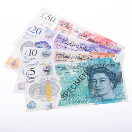 Play Money Sterling Notes Pack  hi\-res