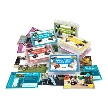 TTS Outdoor Maths Problem Solving Cards Year 4  hi\-res