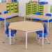 MDF Edge Welded Frame Trapezoidal Table  hi\-res