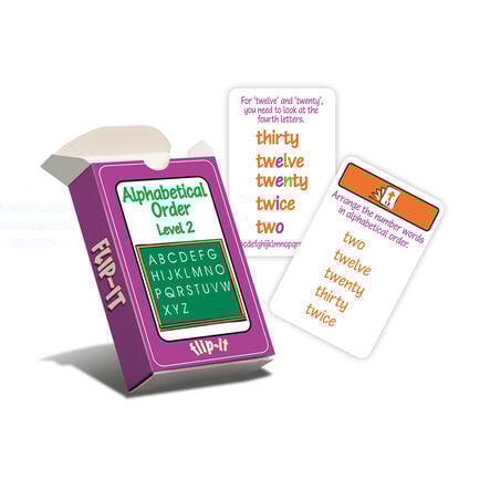 Flip\-It Alphabetic Ordering Level 2  hi\-res