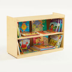 Deep Shelf Wooden Bookcase H610 x W920 x D330mm  hi-res