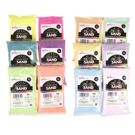 Rainbow ECO Eco Craft Sand Assorted Bags 6 x 1kg  hi\-res