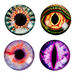 Dragon Glue\-On Glass Eyes Assorted  hi\-res
