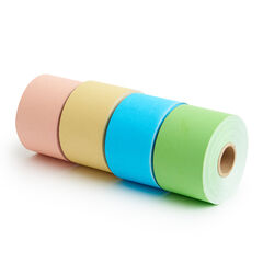 Poster Paper Border Rolls Pastel Assorted 50mm x 50m 4pk  hi-res