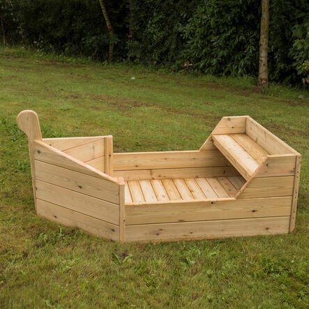 Outdoor Wooden Adventure Boat  hi\-res