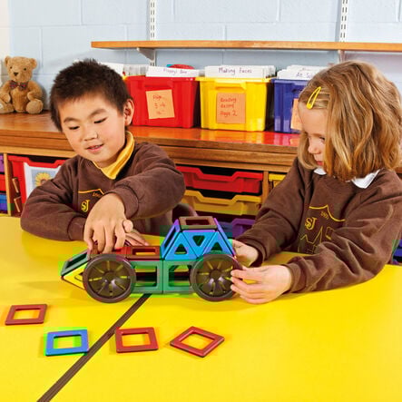 Magnetic Construction Polydron Wheels Set  hi\-res