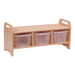 Millhouse Low Wooden Storage Bench  hi\-res