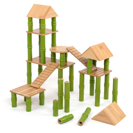 Bamboo Building Blocks 42pk  hi\-res
