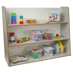 Free Standing Deep Shelf Unit Grey  hi-res