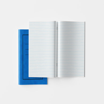 8\'\' x 4\'\' Classic Exercise Book 8mm Ruled 32pg 50pk Blue Blue hi\-res