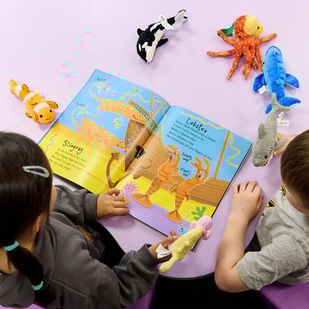 Commotion in the Ocean Vocabulary and Story bag  hi\-res