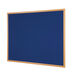 Eco Friendly Wooden Noticeboard Blue H900 x W1200mm Blue hi\-res