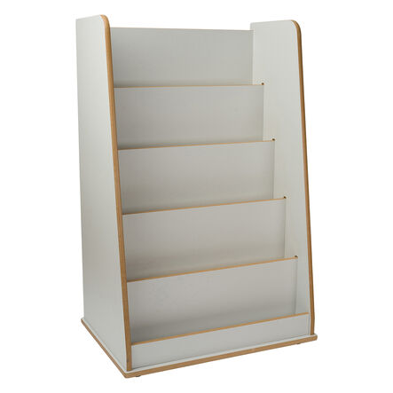 Free Standing Book Display Unit Grey  hi\-res