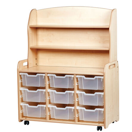 Millhouse 3 Column Dresser H730mm w\/ 9 Deep Trays Clear  hi\-res