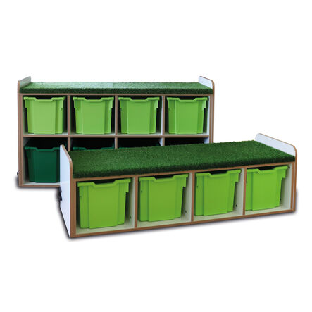 Grass Top Tiered Seating with Jumbo Trays  hi\-res