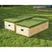 Outdoor Wooden Storage Bench  hi\-res