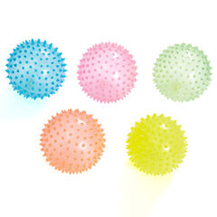 Light Spiky Crystal Balls 5pk  hi-res