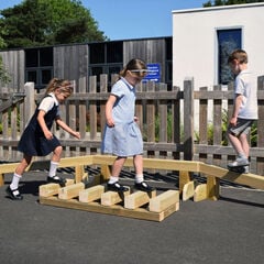 Outdoor Wooden Portable Trim Trail  Outdoor Wooden Portable Trim Trail  hi-res