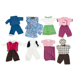 Role Play Traditional Doll's Clothes 8pk  Role Play Traditional Doll's Clothes 8pk  hi-res