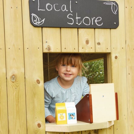Outdoor Wooden Shopping Centre H1.4 x W1.2 x L2m  hi\-res