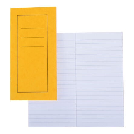 8\'\' x 4\'\' Classic Exercise Book 32pg 50pk Lined Yellow 8mm Yellow hi\-res