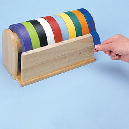 Easy Loading Wooden Tape Dispenser  hi\-res