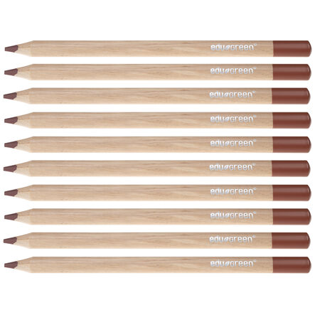 edugreen ECO Triangular Colouring Pencils 10pk  hi\-res